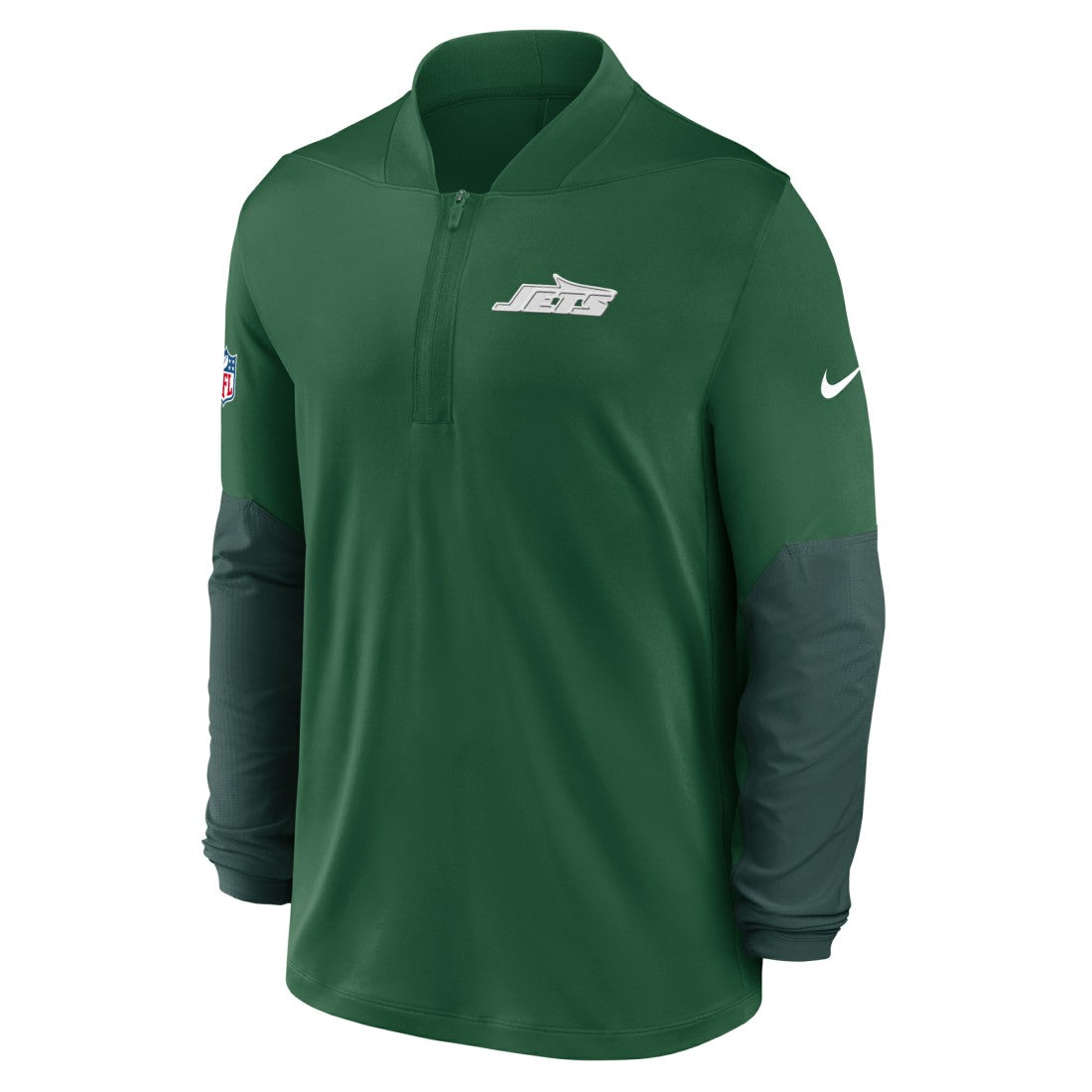 New York Jets Sideline Dri-FIT Half-Zip Pullover - Green Pullover