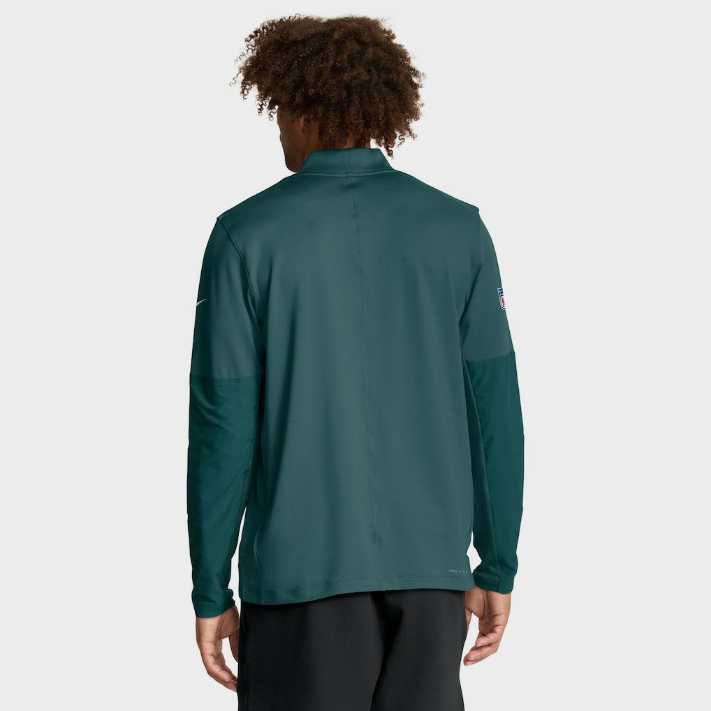 Philadelphia Eagles Sideline Dri-FIT Half-Zip Pullover - Green Pullover