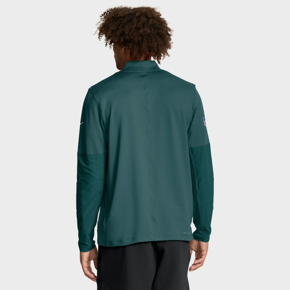 Philadelphia Eagles Sideline Dri-FIT Half-Zip Pullover - Green Pullover
