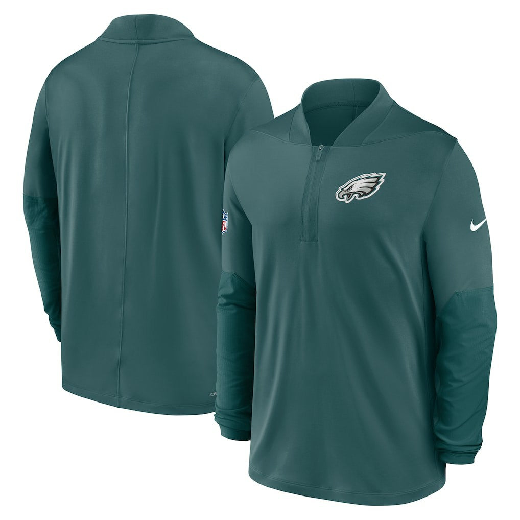 Philadelphia Eagles Sideline Dri-FIT Half-Zip Pullover - Green Pullover