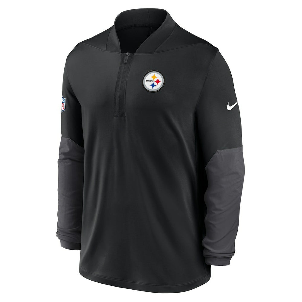 Pittsburgh Steelers Sideline Dri-FIT Half-Zip Pullover - Black Pullover