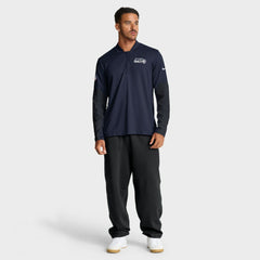 Seattle Seahawks Sideline Dri-FIT Half-Zip Pullover - College Navy Pullover