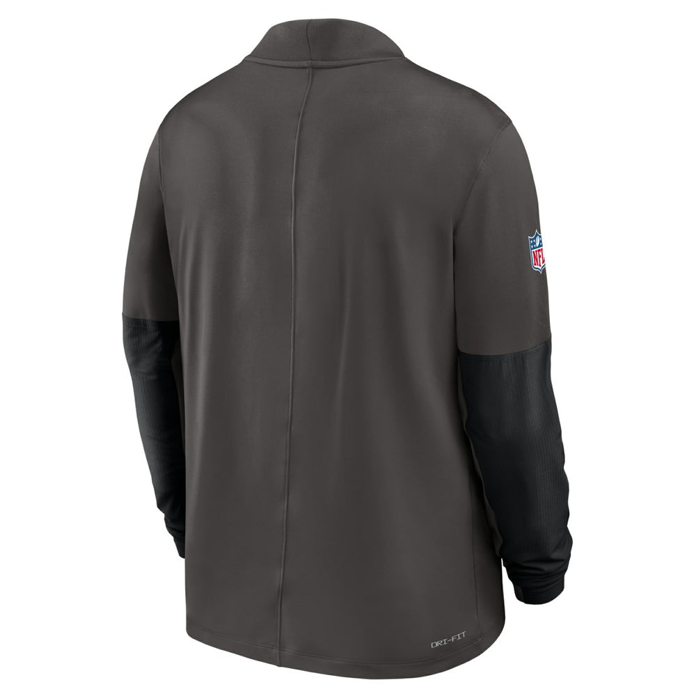 Tampa Bay Buccaneers Sideline Dri-FIT Half-Zip Pullover - Pewter Pullover