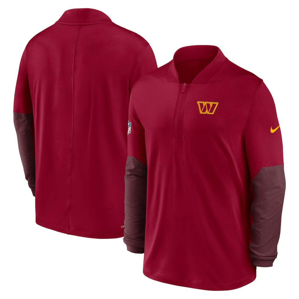 Washington Commanders Sideline Dri-FIT Half-Zip Pullover - Burgundy Pullover