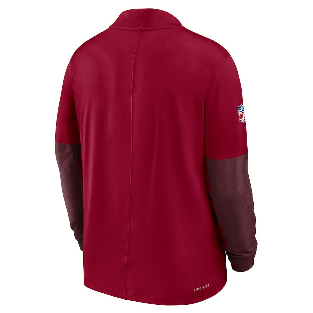 Washington Commanders Sideline Dri-FIT Half-Zip Pullover - Burgundy Pullover