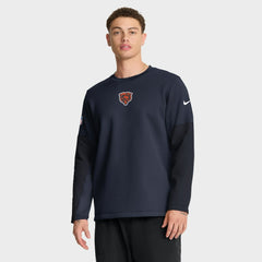 Chicago Bears Sideline Coach Therma-FIT Long Sleeve T-Shirt - Navy T-shirts