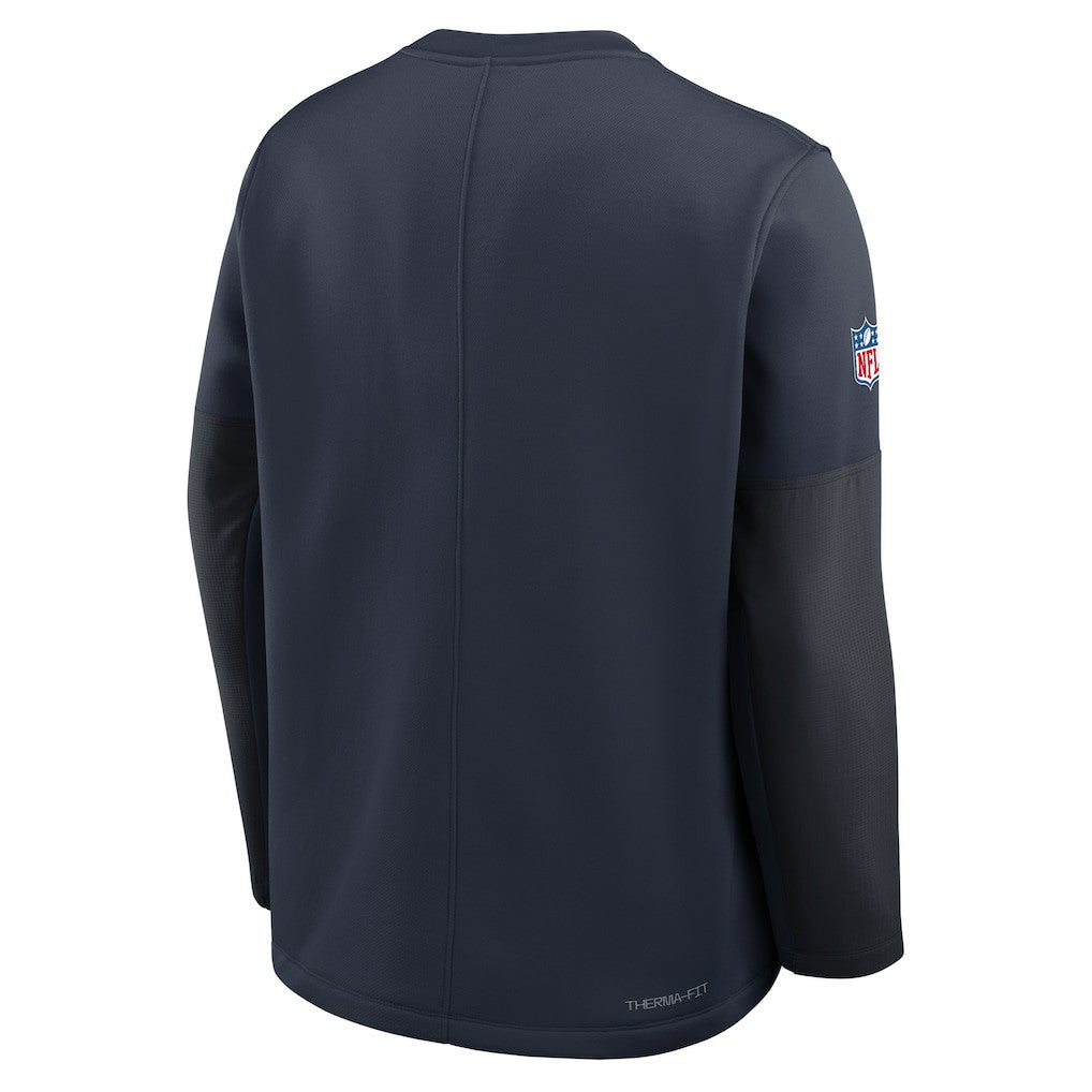Chicago Bears Sideline Coach Therma-FIT Long Sleeve T-Shirt - Navy T-shirts