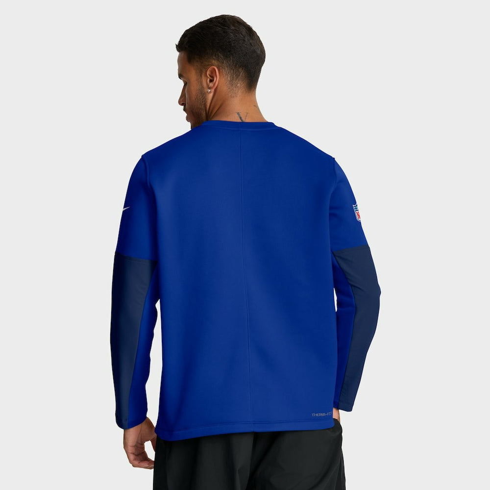 Buffalo Bills Sideline Coach Therma-FIT Long Sleeve T-Shirt - Royal T-shirts