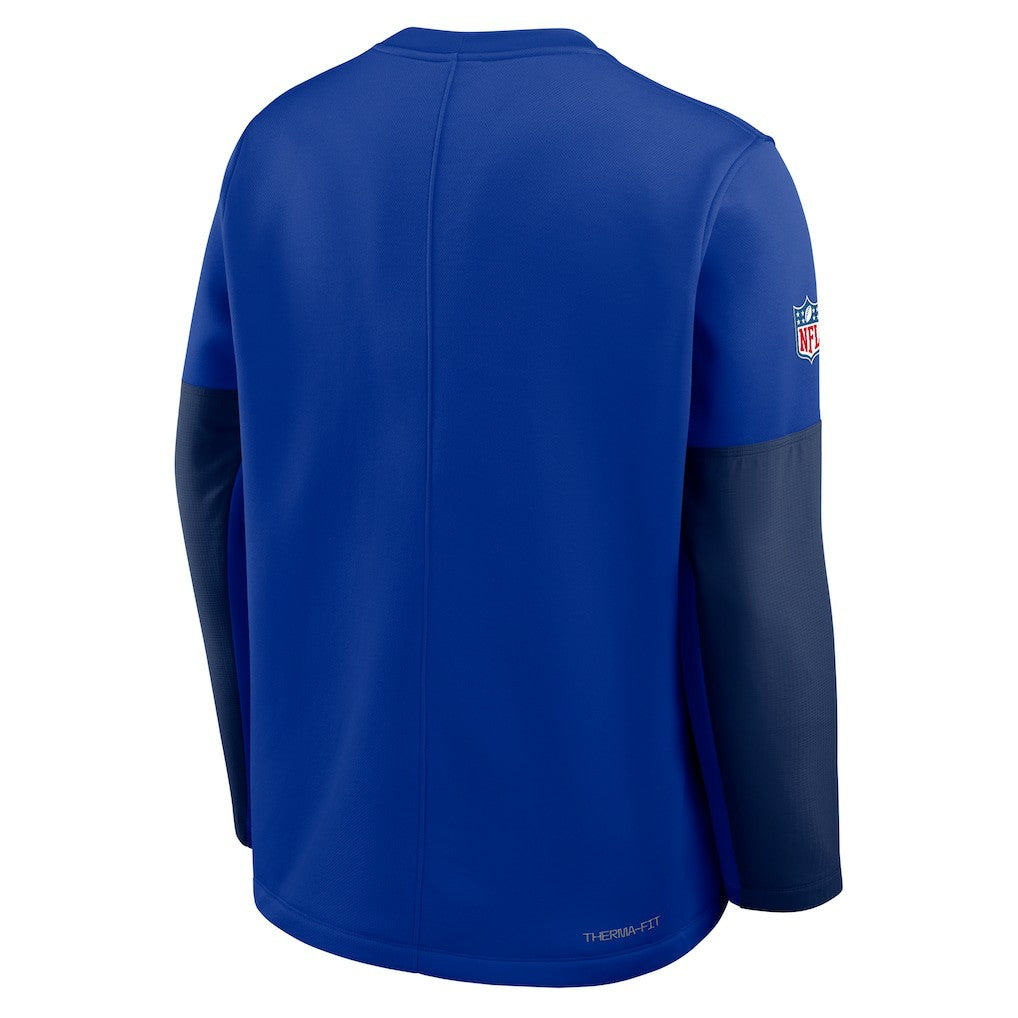 Buffalo Bills Sideline Coach Therma-FIT Long Sleeve T-Shirt - Royal T-shirts