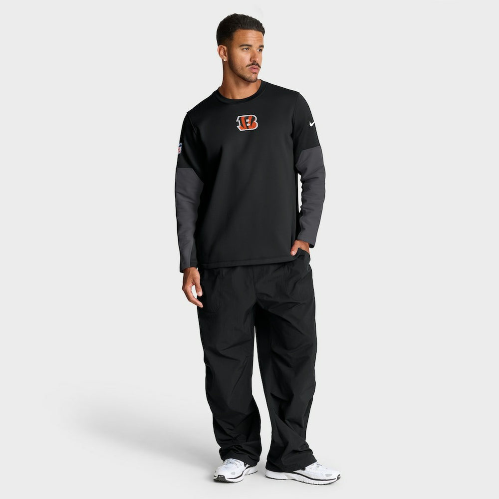 Cincinnati Bengals Sideline Coach Therma-FIT Long Sleeve T-Shirt - Black T-shirts
