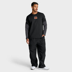Cincinnati Bengals Sideline Coach Therma-FIT Long Sleeve T-Shirt - Black T-shirts