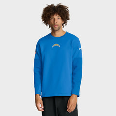 Los Angeles Chargers Sideline Coach Therma-FIT Long Sleeve T-Shirt - Powder Blue T-shirts