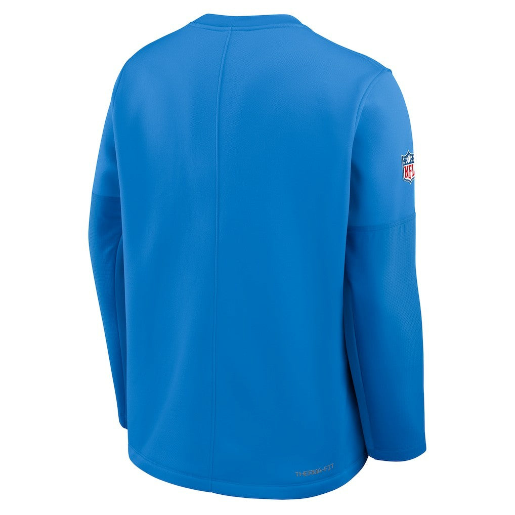 Los Angeles Chargers Sideline Coach Therma-FIT Long Sleeve T-Shirt - Powder Blue T-shirts