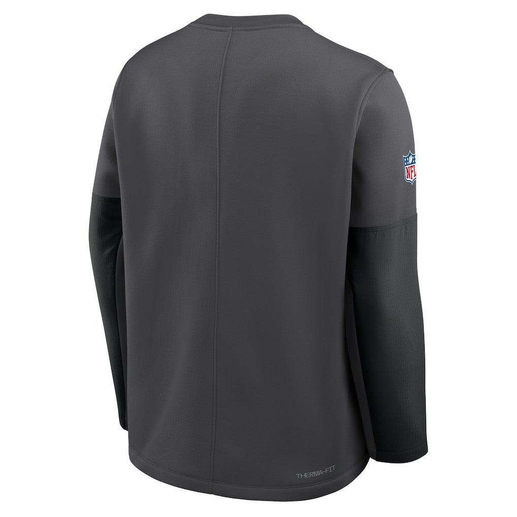 Dallas Cowboys Sideline Coach Therma-FIT Long Sleeve T-Shirt - Anthracite T-shirts