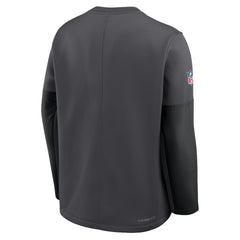 Dallas Cowboys Sideline Coach Therma-FIT Long Sleeve T-Shirt - Anthracite T-shirts