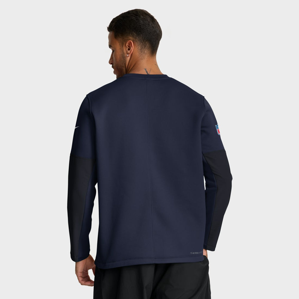 Denver Broncos Sideline Coach Therma-FIT Long Sleeve T-Shirt - Navy T-shirts