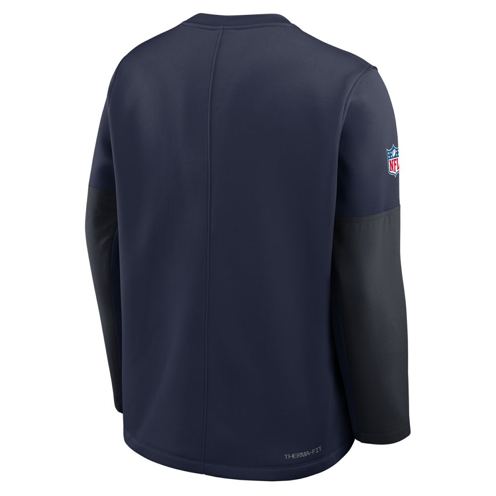 Denver Broncos Sideline Coach Therma-FIT Long Sleeve T-Shirt - Navy T-shirts
