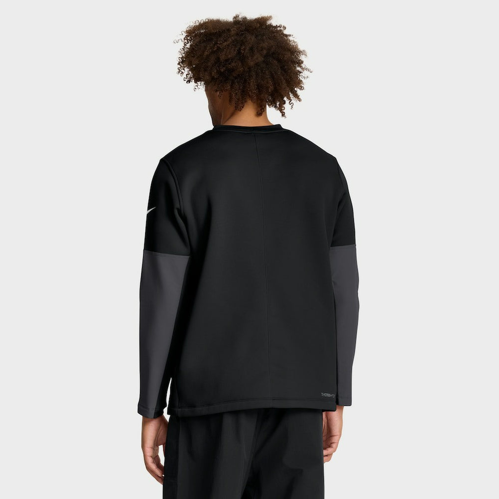 Minnesota Vikings Sideline Coach Therma-FIT Long Sleeve T-Shirt - Black T-shirts