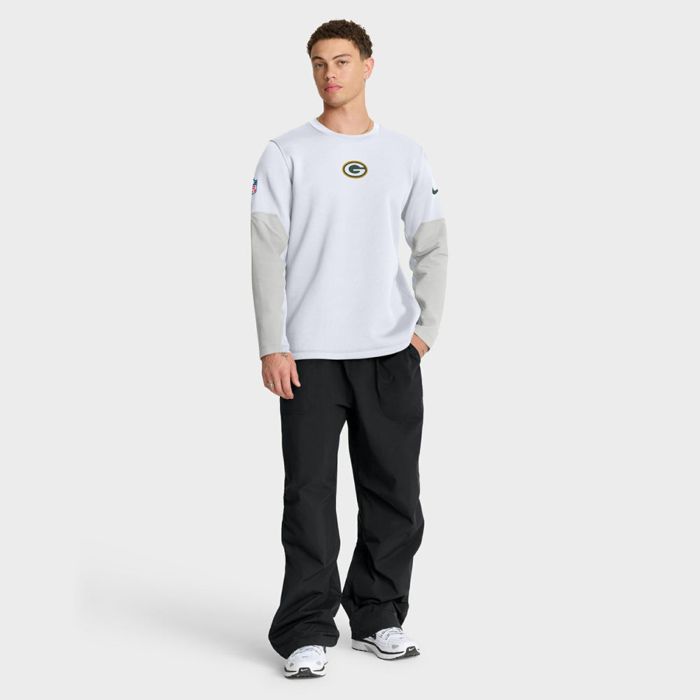 Green Bay Packers Sideline Coach Therma-FIT Long Sleeve T-Shirt - White T-shirts