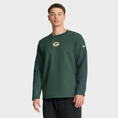 Green Bay Packers Sideline Coach Therma-FIT Long Sleeve T-Shirt - Green T-shirts