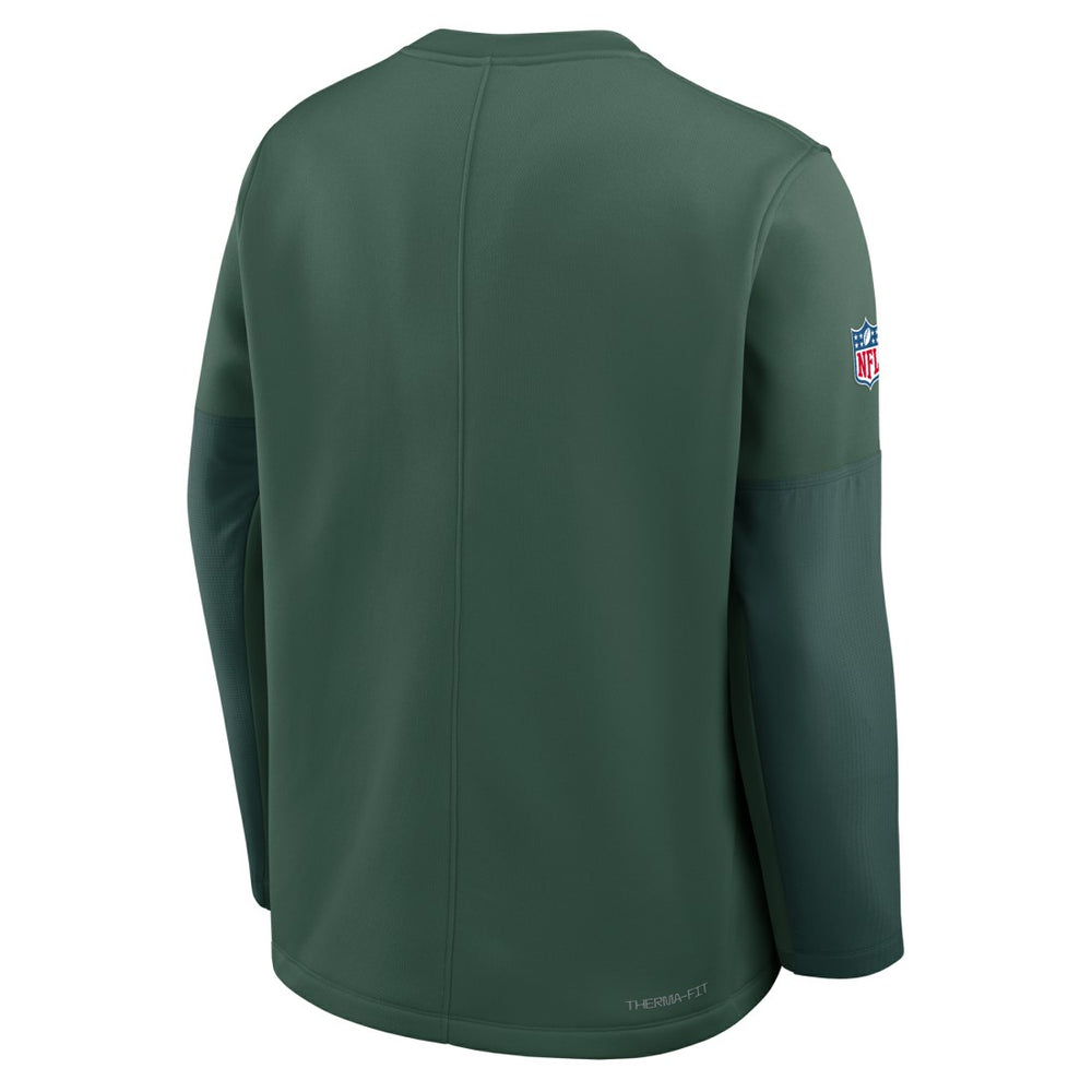 Green Bay Packers Sideline Coach Therma-FIT Long Sleeve T-Shirt - Green T-shirts