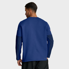 New York Giants Sideline Coach Therma-FIT Long Sleeve T-Shirt - Royal T-shirts