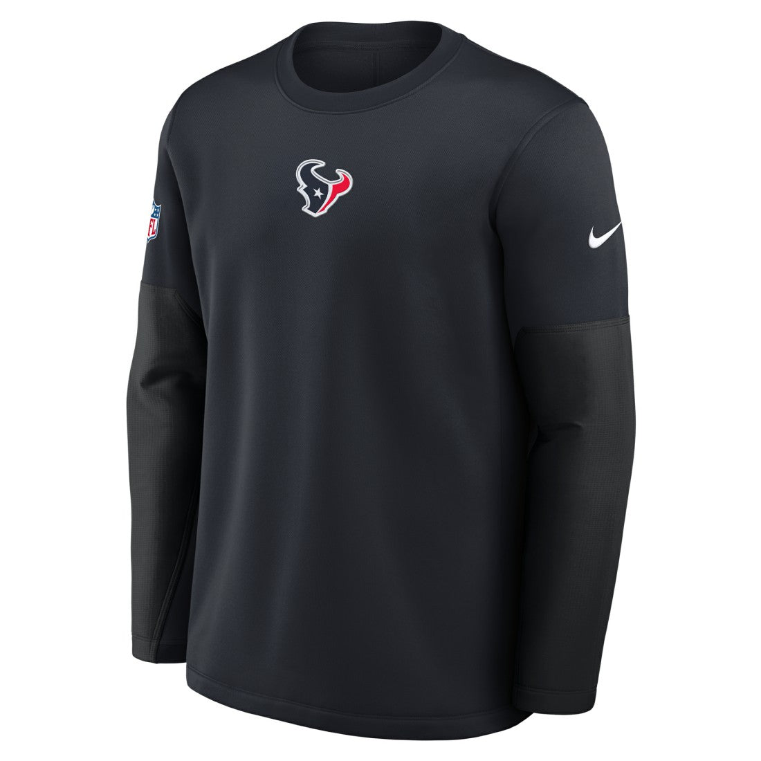 Houston Texans Sideline Coach Therma-FIT Long Sleeve T-Shirt - Navy T-shirts