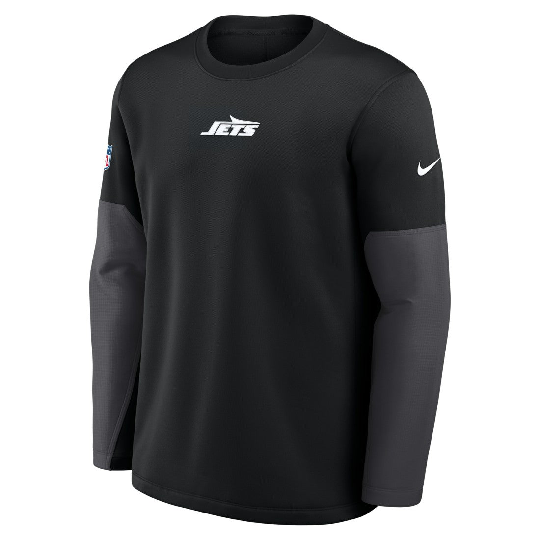 New York Jets Sideline Coach Therma-FIT Long Sleeve T-Shirt - Black T-shirts