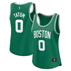 Jayson Tatum Boston Celtics Women's Fast Break Player Jersey Icon Edition Kelly Green - Fanatics