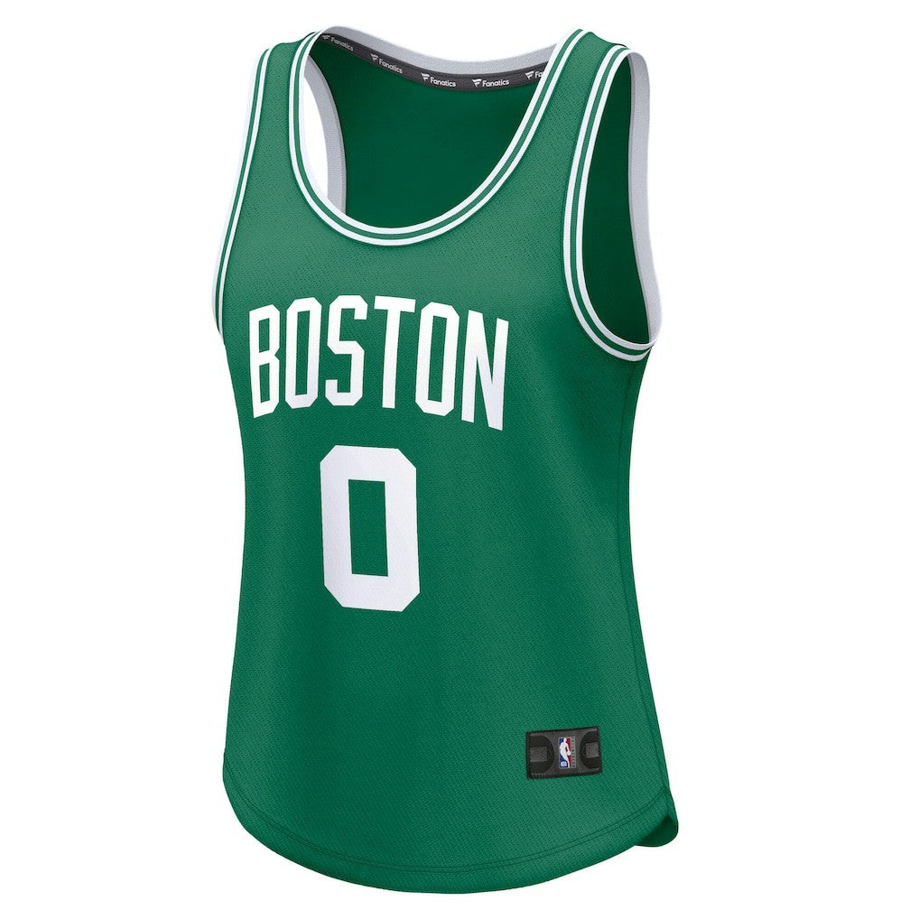 Jayson Tatum Boston Celtics Women's Fast Break Player Jersey Icon Edition Kelly Green - Fanatics