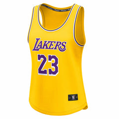 LeBron James Los Angeles Lakers Women's Fast Break Player Jersey Icon Edition Gold - Fanatics