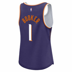 Devin Booker Phoenix Suns Women's Fast Break Player Jersey Icon Edition Purple - Fanatics
