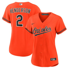 Gunnar Henderson Baltimore Orioles Nike Women's Alternate 2 Replica Jersey - Orange Jerseys