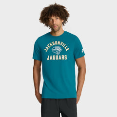 Jacksonville Jaguars Favorable Timeline Tri-Blend T-Shirt - Teal T-shirts