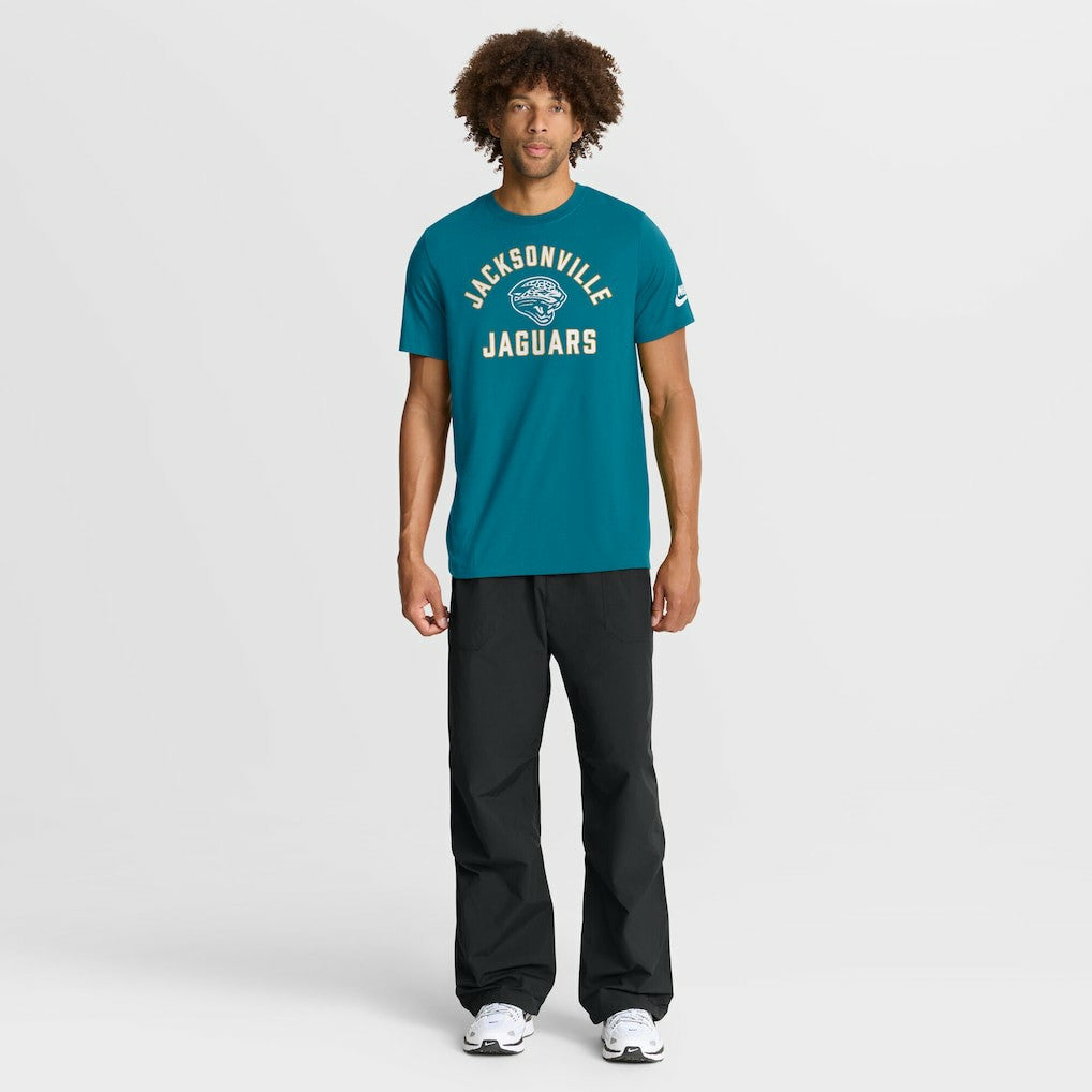 Jacksonville Jaguars Favorable Timeline Tri-Blend T-Shirt - Teal T-shirts