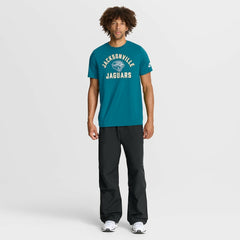 Jacksonville Jaguars Favorable Timeline Tri-Blend T-Shirt - Teal T-shirts