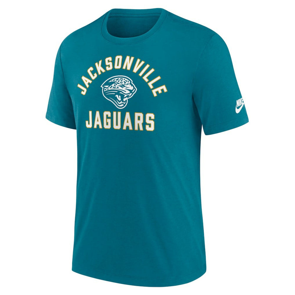 Jacksonville Jaguars Favorable Timeline Tri-Blend T-Shirt - Teal T-shirts