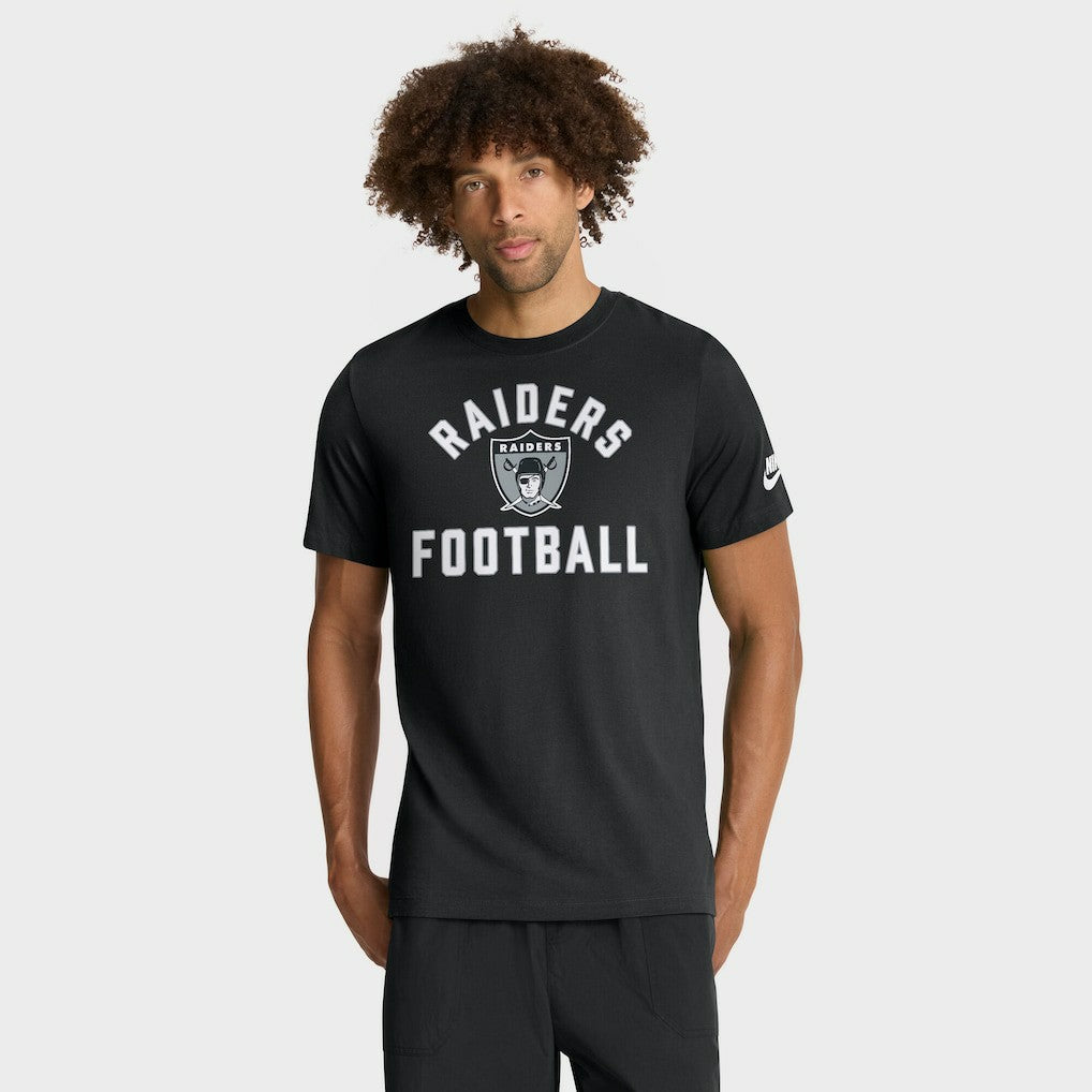 Las Vegas Raiders Favorable Timeline Tri-Blend T-Shirt - Black T-shirts