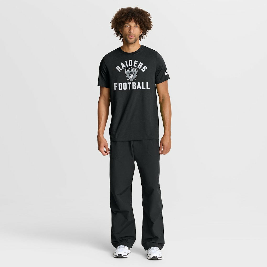Las Vegas Raiders Favorable Timeline Tri-Blend T-Shirt - Black T-shirts