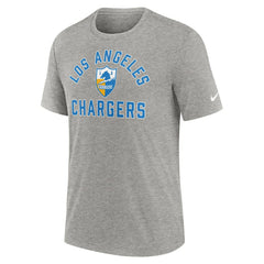 Los Angeles Chargers Favorable Timeline Tri-Blend T-Shirt - Heather Gray T-shirts
