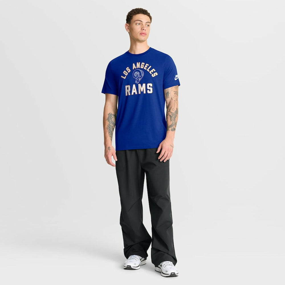 Los Angeles Rams Favorable Timeline Tri-Blend T-Shirt - Royal T-shirts