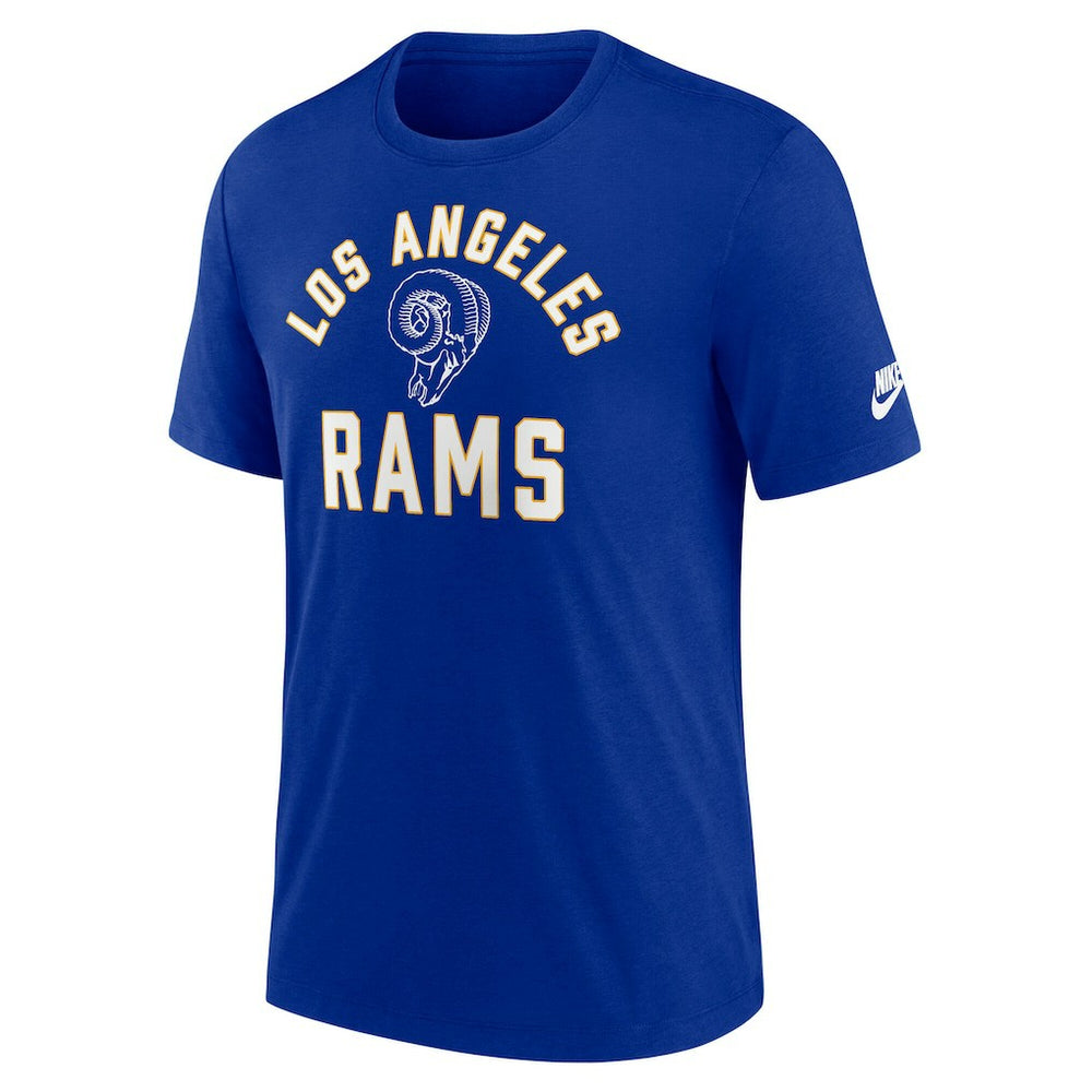 Los Angeles Rams Favorable Timeline Tri-Blend T-Shirt - Royal T-shirts