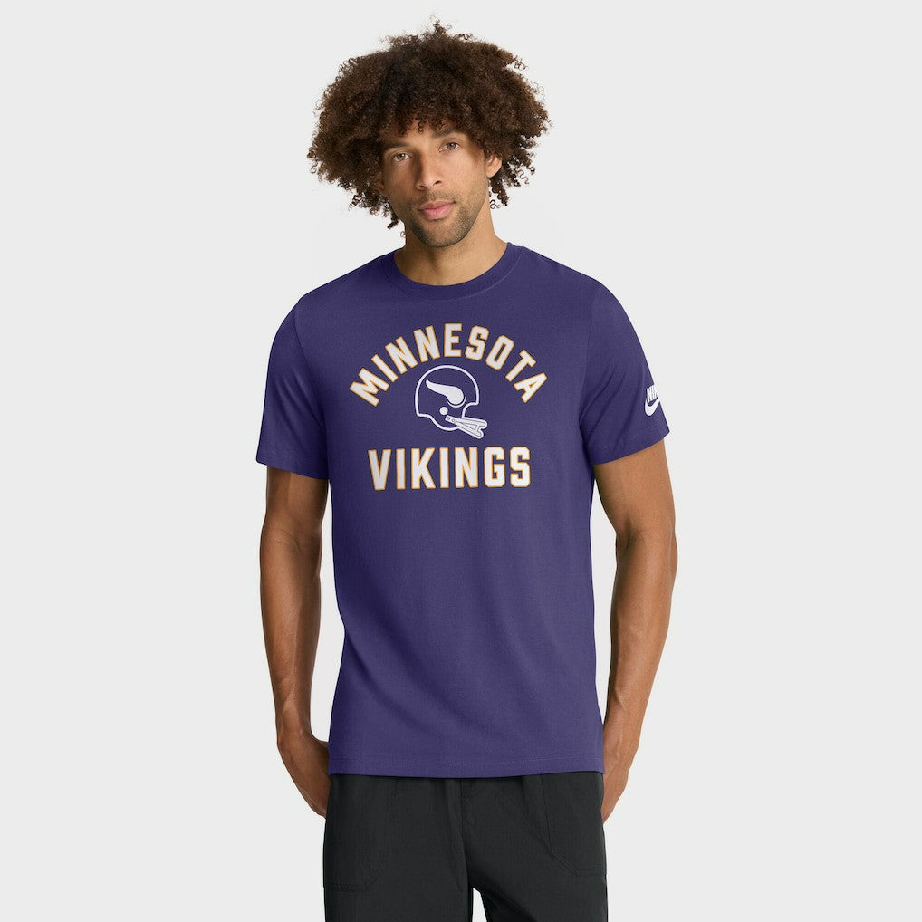 Minnesota Vikings Favorable Timeline Tri-Blend T-Shirt - Purple T-shirts