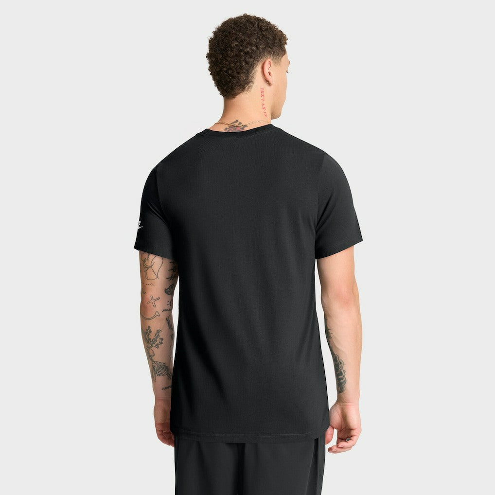 New Orleans Saints Favorable Timeline Tri-Blend T-Shirt - Black T-shirts