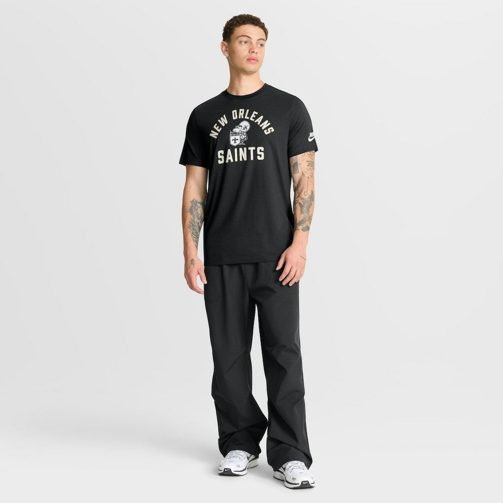 New Orleans Saints Favorable Timeline Tri-Blend T-Shirt - Black T-shirts