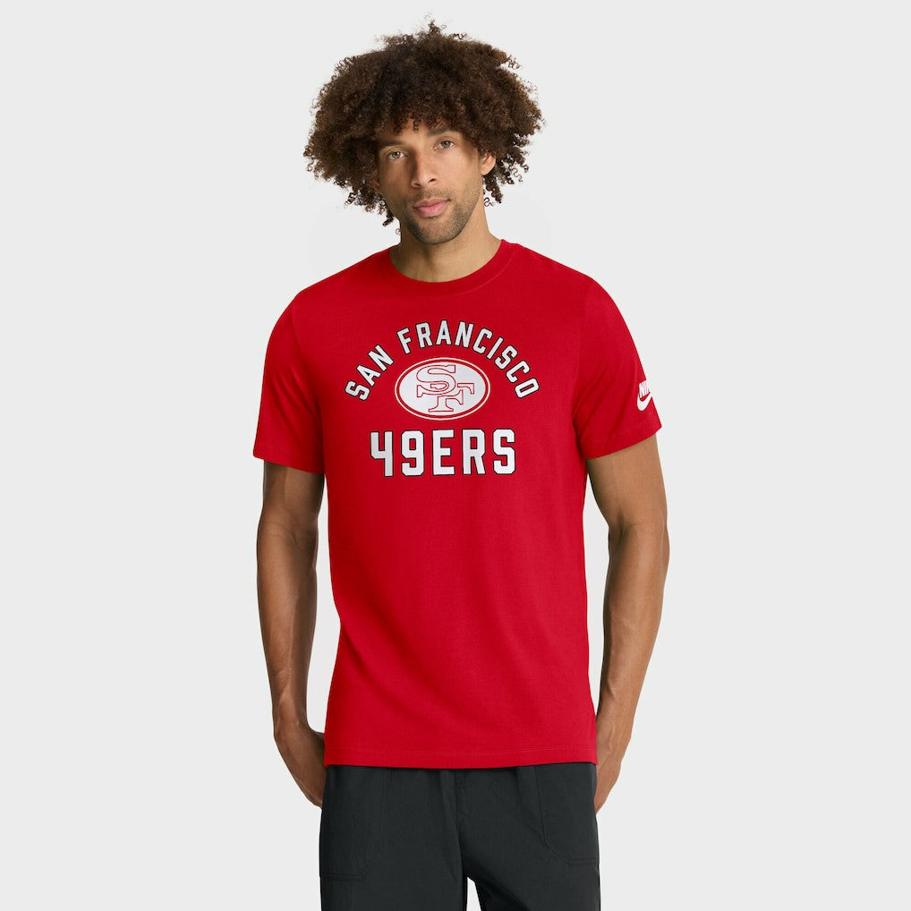 San Francisco 49ers Favorable Timeline Tri-Blend T-Shirt - Scarlet T-shirts