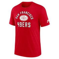 San Francisco 49ers Favorable Timeline Tri-Blend T-Shirt - Scarlet T-shirts