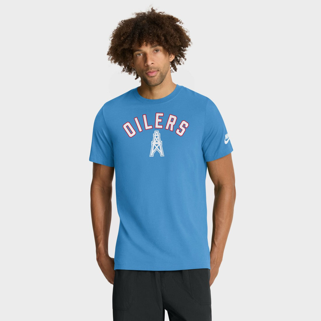Tennessee Titans Favorable Timeline Tri-Blend T-Shirt - Light Blue T-shirts