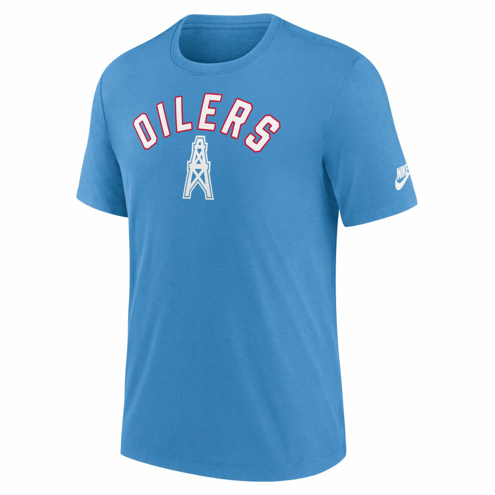 Tennessee Titans Favorable Timeline Tri-Blend T-Shirt - Light Blue T-shirts