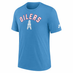 Tennessee Titans Favorable Timeline Tri-Blend T-Shirt - Light Blue T-shirts